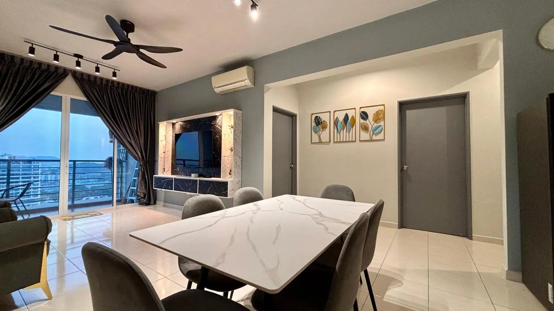 Apartment Spacious House 4R 8Pax Wifi-S Pic-Airport Bayan Lepas